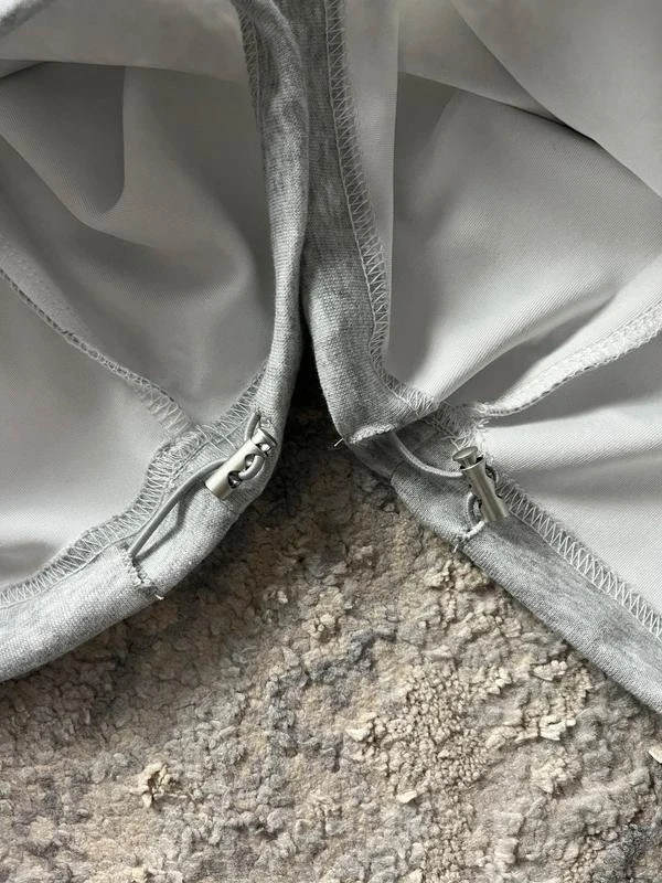 Vintage Joggers Holgados Gris Negro Bordados Y2K Talla M – photo 7